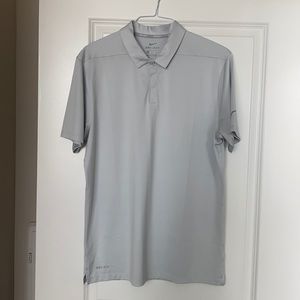 Like New Men’s Nike Dri Fit Polo Medium Gray
